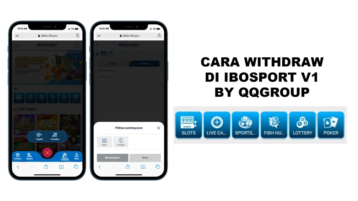 Cara Melakukan Withdraw Di IBOSport V1 By QQGroup