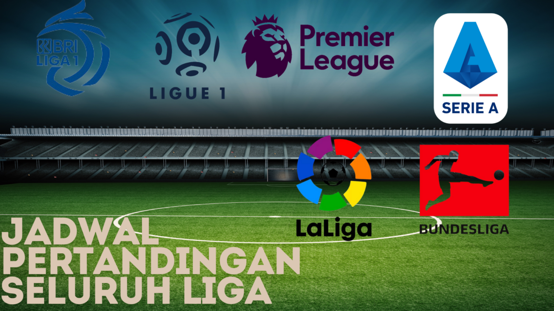 Jadwal Pertandingan Sepak Bola 28 Oktober – 3 November 2024